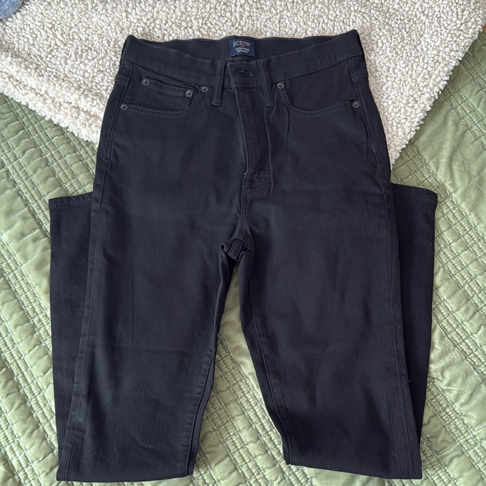 Jcrew high rise skinny jeans